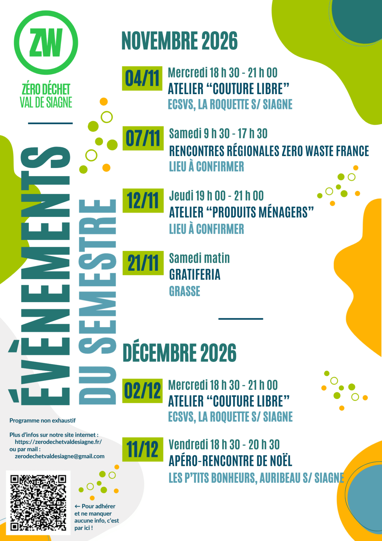 programme novembre-décembre 2025
